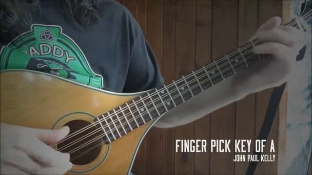 Finger Picking Key of A on Octave Mandolin смотреть онлайн