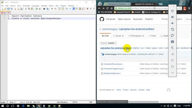 How to implement SqlCipher in to android mobile application. смотреть онлайн