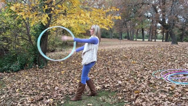 Behind the Back Juggle Toss Hoop Trick Tutorial смотреть онлайн
