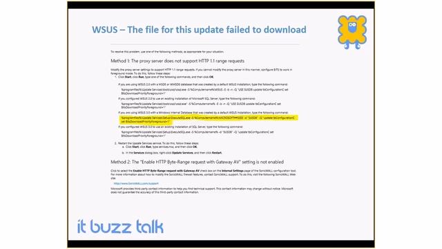 How to fix... WSUS - The file for this update failed to download смотреть онлайн
