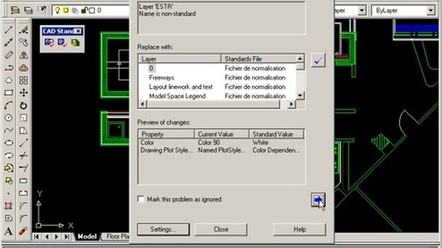 Standardisation des calques AutoCAD 2002 смотреть онлайн