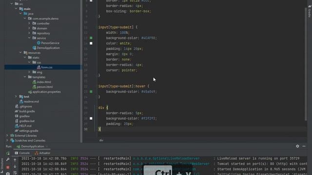 Java MVC add CSS смотреть онлайн
