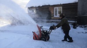 Установка шкива от мотоблока на привод шнека снегоуборщика PROFI 6560 ES