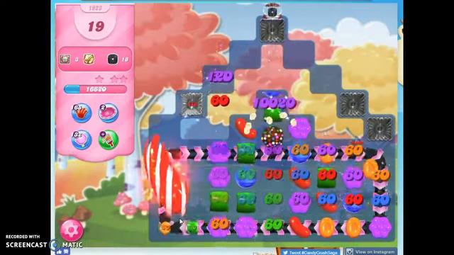 Candy Crush Level 1923 Audio Talkthrough, 1 Star 0 Boosters смотреть онлайн