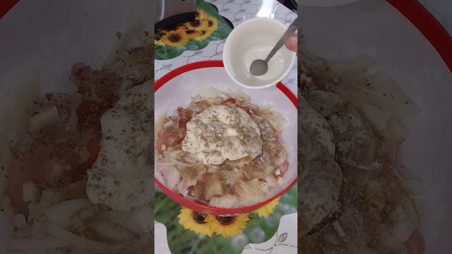 ШАШЛЫК ИЗ КУРИЦЫ ПРОСТОЙ МАРИНАД.