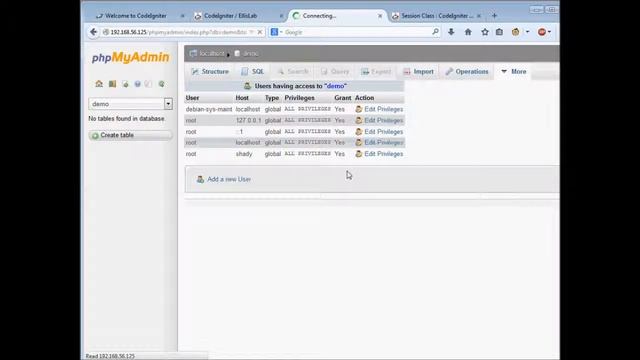 Configure CodeIgniter database session handling смотреть онлайн
