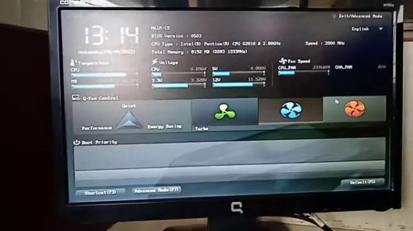 The Current Bios Settings do not fully support the boot device click ok to enter the bios setup Fix