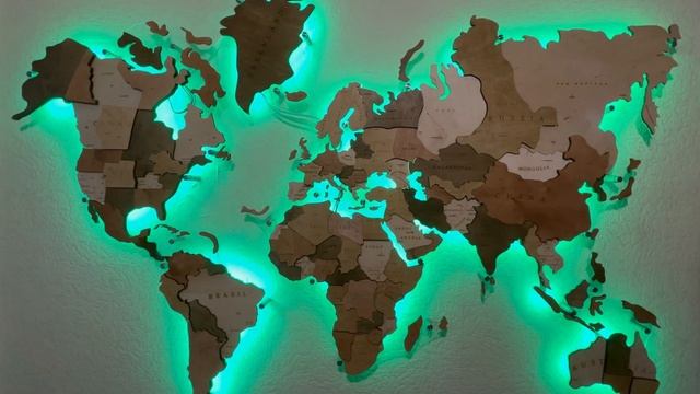 Карта Мира с подсветкой смотреть онлайн