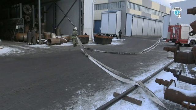 В Курске прошли плановые пожарно-тактические учения