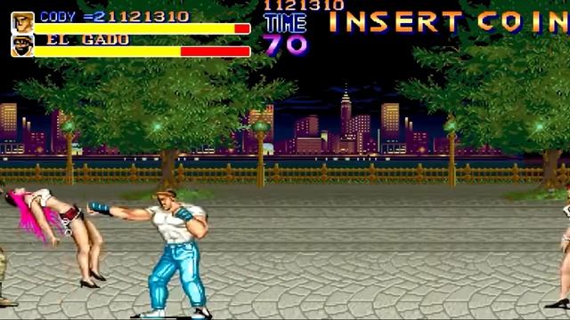 Final Fight 1 Arcade long Gameplay 1 game смотреть онлайн