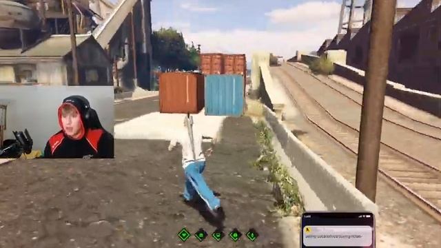 PLAYING MINECRAFT IN GTA RP (LUCID CITY)