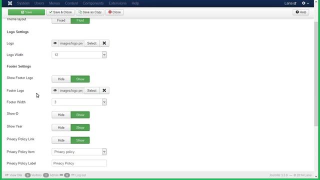 Joomla 3.x. How To Manage Header/Footer Logo смотреть онлайн