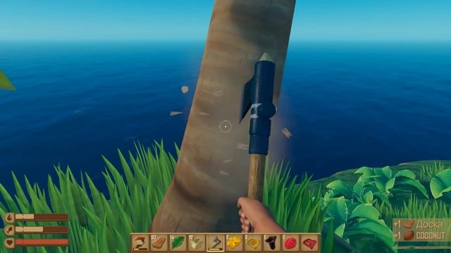 НОВАЯ ИГРА ПРО ВЫЖИВАНИЕ НА ПЛОТУ В ОКЕАНЕ - RAFT [Первый взгляд, Обзор] смотреть онлайн