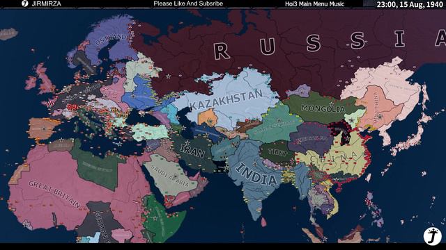 What If Everyone Choose Monarchist Path. - HOI4 Timelapse смотреть онлайн