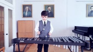 Венгерский танец.  Брамс. Исп. Андрианов Георгий, 10 лет. Ксилофон