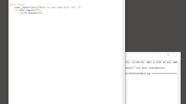 Python Art - Random ASCII art generator смотреть онлайн