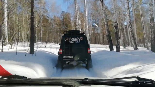 Аракульский Шихан. Зимняя дорога до подножья горы смотреть онлайн