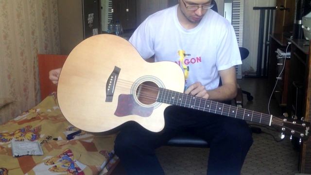 Акустическая гитара производства китай. Китайская копия гитары Taylor. Сhina Guitar Taylor Copy