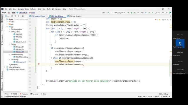 Replit Soruları:Constructor,List смотреть онлайн