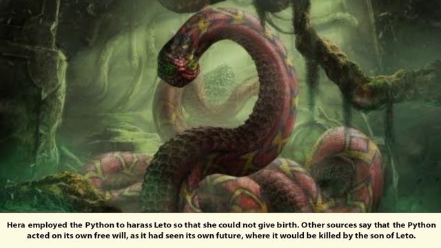 Battle of Apollo and Python in Greek mythology смотреть онлайн