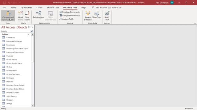 How to Compact and Repair a Database in MS Access - Office 365 смотреть онлайн