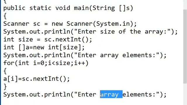 Linear search in java Tutorial-10 смотреть онлайн
