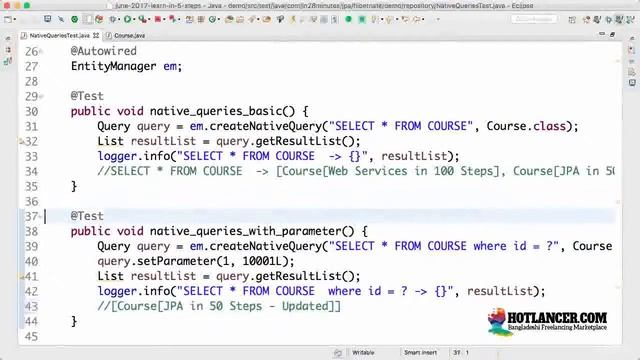 064 Step 20 Native Queries Basics смотреть онлайн