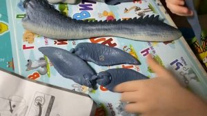Распаковка Мозазавра/Mosasaurus Jurassic world/Мир юрского периода