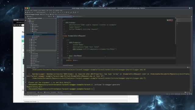 Laravel Swagger/OpenAPI - Ответ на вопрос от зрителя смотреть онлайн