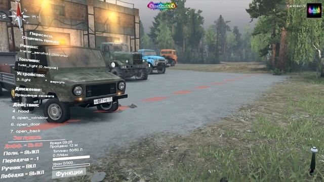 SpinTires обзор мода ( ЛуАЗ 969м версия final ) смотреть онлайн