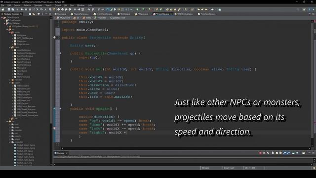 Projectiles - How to Make a 2D Game in Java #29 смотреть онлайн