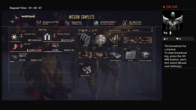 Warframe PS4 mr20 come hang out смотреть онлайн