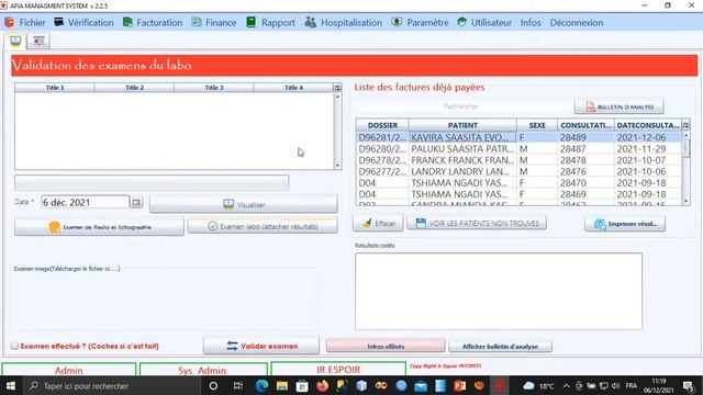 SYSTEME DE GESTION INFORMATISE DES HOPITAUX (AFIA MANAGMENT SYSTEM) смотреть онлайн