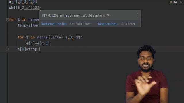 Python Left rotation Question & Answer | How Pass written test #crack @tejabhaiupdates in telugu смотреть онлайн