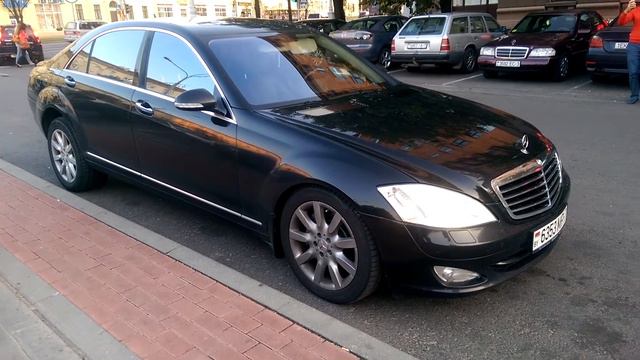 Mercedes S500 W221 танцует ). Тест ABC