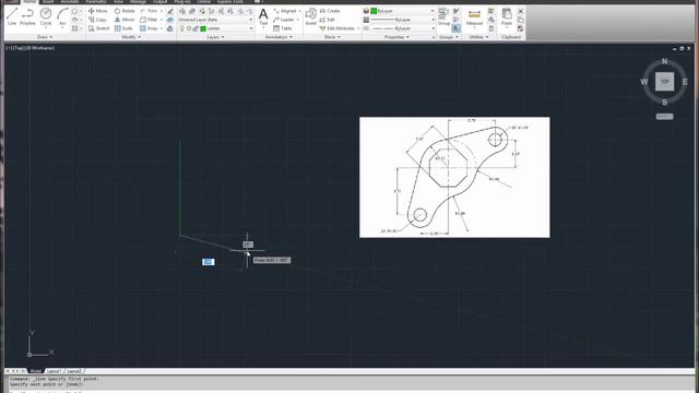 AutoCAD 2012 Geometric Constructions Video 1 of 2 смотреть онлайн
