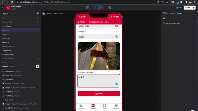 App creada con Glide Apps (Inspiracion) смотреть онлайн