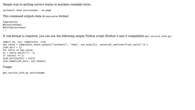 DevOps & SysAdmins: How get systemd status in json format? (3 Solutions!!) смотреть онлайн