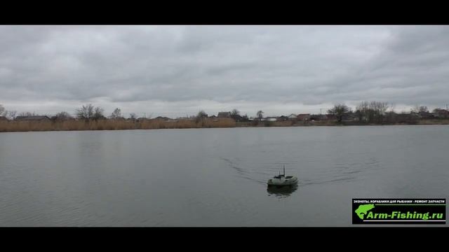 Работа эхолота Lucky ff918 CWL в кораблике CARPBOAT CARBON смотреть онлайн
