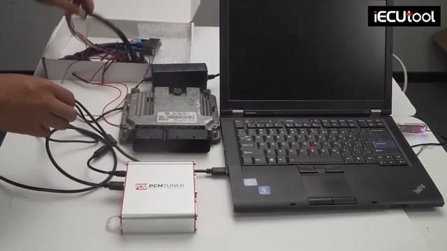 PCMTuner and Audi MED17.5 ECU on Bench смотреть онлайн