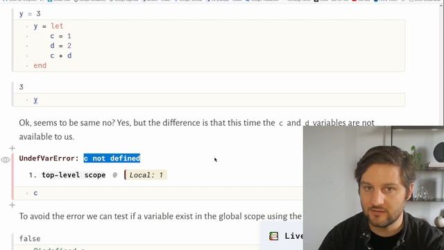`begin` and `let` in Julia -Learn Julia 12/n- смотреть онлайн