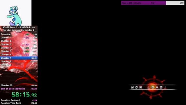 Naruto: Uzumaki Chronicles 2 Any% in 1:44:18 (Former WR) смотреть онлайн