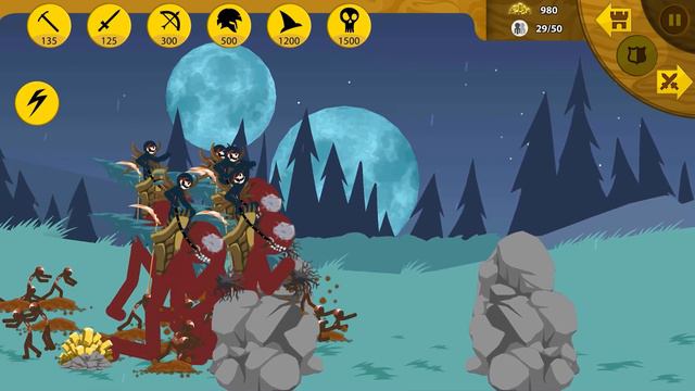 Зомби Стикмены Stick War Legacy #67 Миссии 265-266 на ультра с Кидом на Крутилкины