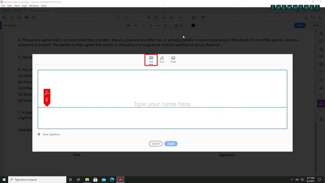 How to Add a Signature to a PDF Document using Adobe Acrobat Reader on Windows 10 смотреть онлайн