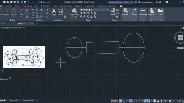 Autodesk AutoCAD 2022 Dibujo1 dwg 2021 10 17 15 37 51 смотреть онлайн