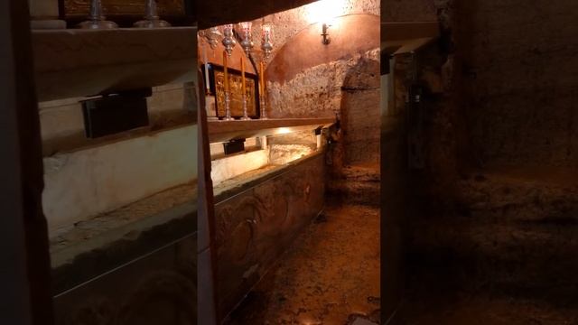 Church of the Assumption of the Virgin Mary. From this place she ascended to heaven. #virginmary смотреть онлайн