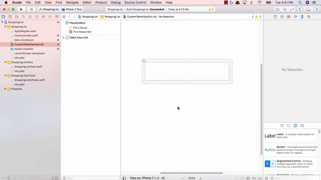 Tinkering with Table Views #4 - Creating our Custom Table View Cell смотреть онлайн