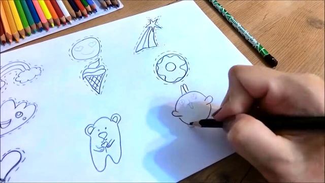 DIY НАКЛЕЙКИ своими руками! Без клея и двухстороннего скотча!KAWAII. Stickers смотреть онлайн