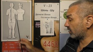 Расположение точки Шень-Шу V-23