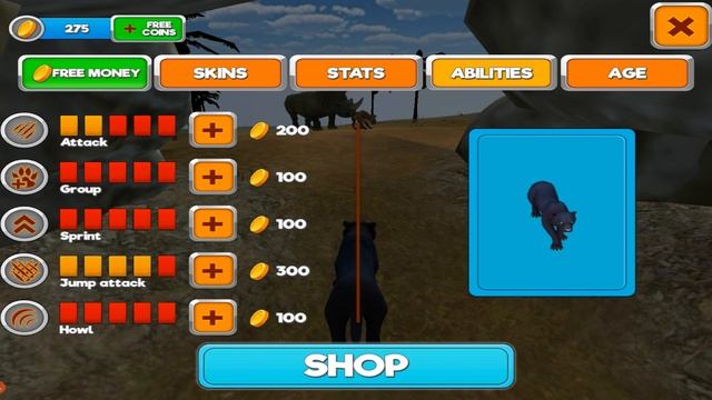 ?Black Tiger Simulator 3D-Симулятор черного тигра-By Wild Animals Clan-Android смотреть онлайн